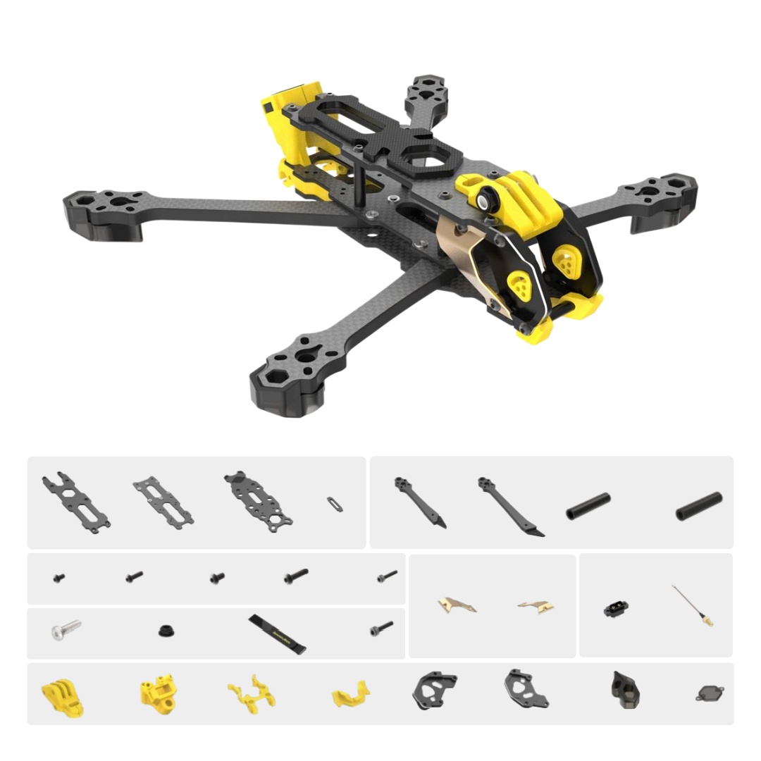 Drone Kit Fpv - Mario 5 Çerçeve Kiti, DC /