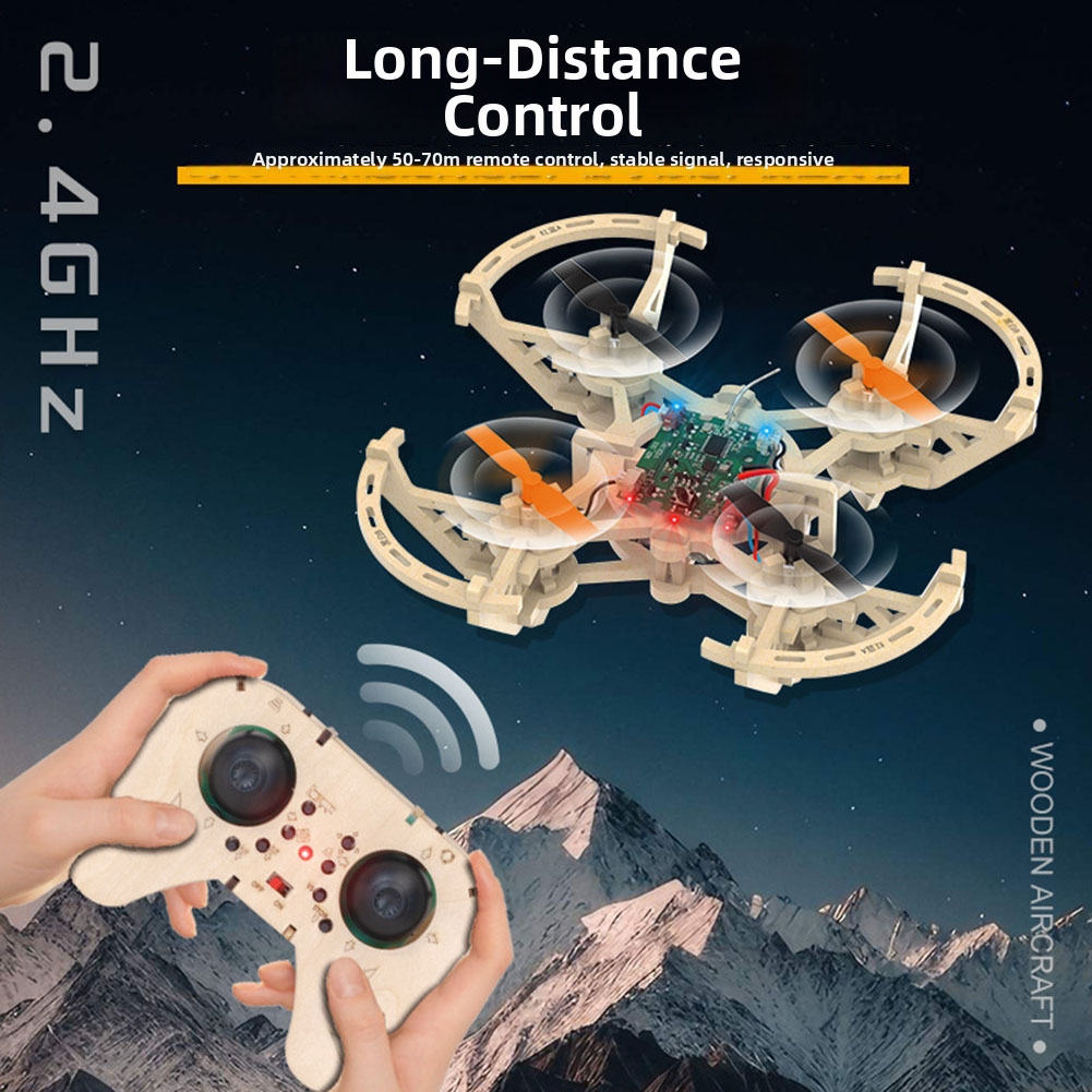RC Ahşap Drone Model Kiti 3 Hı - Drone Kit Octocopter incelemesi ve fiyatı