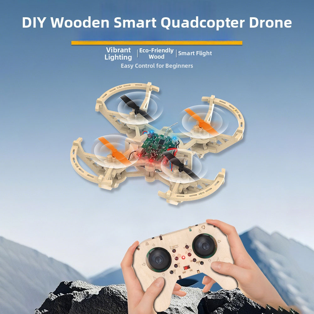 RC Ahşap Drone Model Kiti 3 Hı - Drone Kit Octocopter incelemesi ve fiyatı